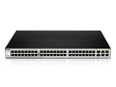 Commutateur intelligent DES-1210-52 de D-Link à 48 ports pour Ethernet rapide