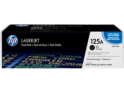 Cartouche de toner LaserJet 125A (CB540AD) de HP - noir
