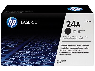 Cartouche de toner LaserJet 24A (Q2624A) de HP - noir