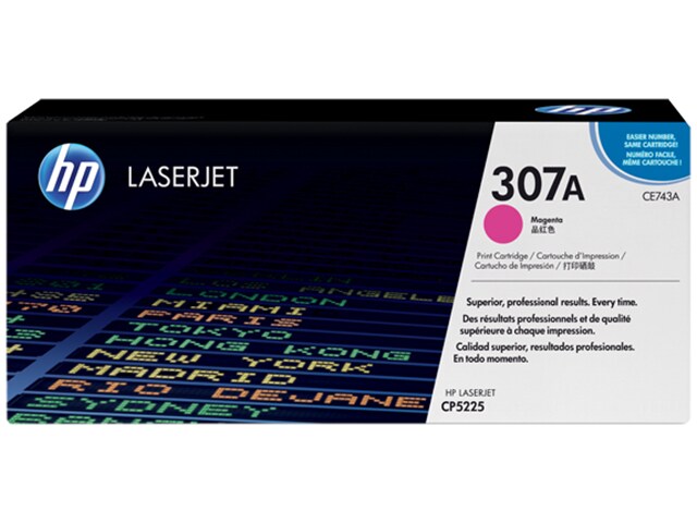 Cartouche de toner LaserJet 307A CE743A de HP - magenta