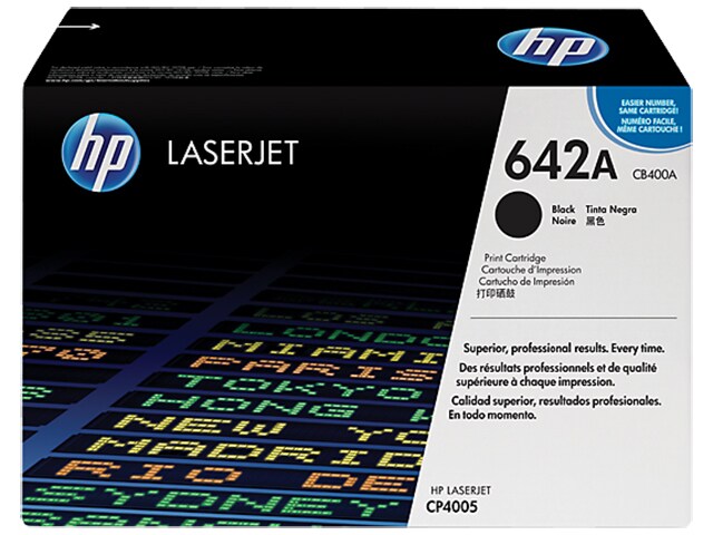 Cartouche de toner LaserJet 642A de HP - noir (CB400A)