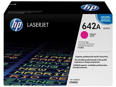 Cartouche de toner LaserJet 642A (CB403A) de HP - magenta