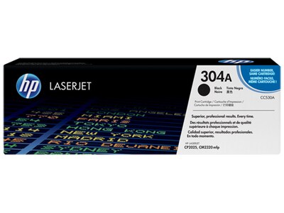 HP 304A (CC530A) Black Original LaserJet Toner Cartridge