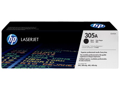 Cartouche de toner LaserJet 305A (CE410A) de HP - noir