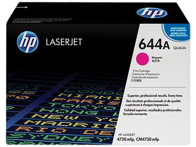 Cartouche de toner LaserJet 644A Q6463A de HP - magenta