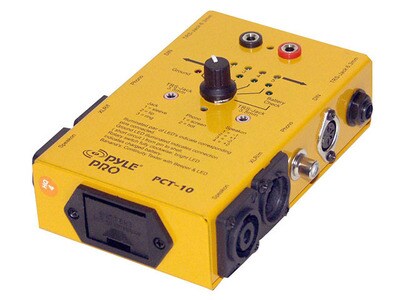 Câble audio d'essai à 8 pointes Pro PCT10 de Pyle