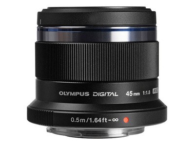 Olympus M.Zuiko 45mm f1.8 Lens - Black