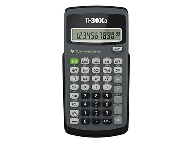 Texas Instruments TI-30Xa Scientific Calculator - Black