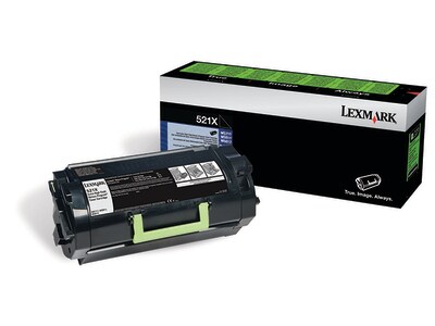 Cartouche 52D1X00 de toner recyclable 521X à extra haute capacité de Lexmark