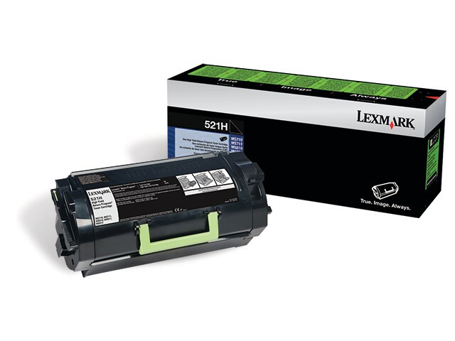 Lexmark 521H High-Yield Original Toner Cartridge - Black