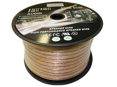 Electronic Master EM6814200 61m (200') 2-Wire Speaker Cable with 14 AWG