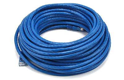 TygerWire EM746100 100-Ft Cat5e Male to Male Network Cable