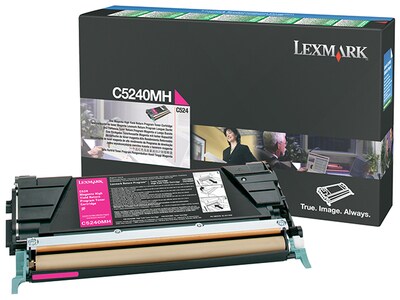 Lexmark C5240MH C524, C532, C534 High Yield Return Program Toner Cartridge - Magenta