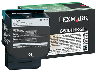 Cartouche d’encre en poudre à haut rendement C540H1KG de Lexmark – noir