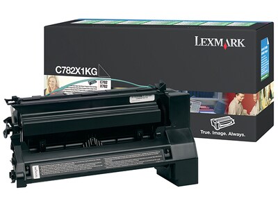 Cartouche recyclable à très grande capacité C782X1KG de Lexmark pour imprimante – Noir