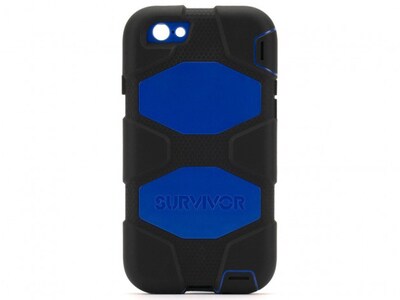 Étui Survivor All-Terrain de Griffin pour iPhone 6/6s – Noir et bleu