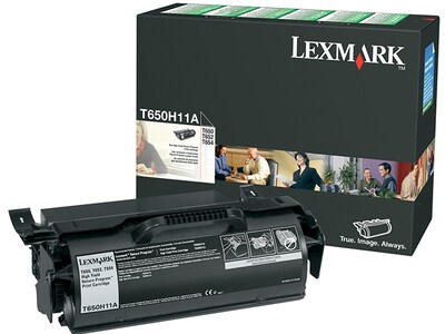 Cartouche recyclable pour imprimante à haute capacité T650H11A de Lexmark - Noir