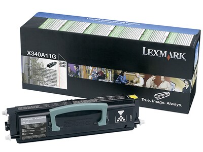 Cartouche de toner recyclable X340A11G de Lexmark - Noir
