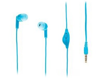 Écouteurs-boutons avec microphone TuneBuds de Griffin – bleu