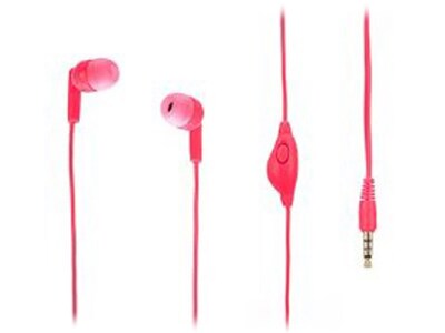 Écouteurs-boutons avec microphone TuneBuds de Griffin – rose