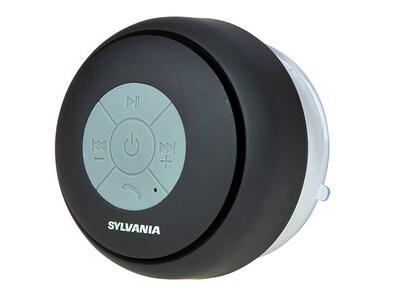 SYLVANIA Bluetooth Shower Speaker - Black