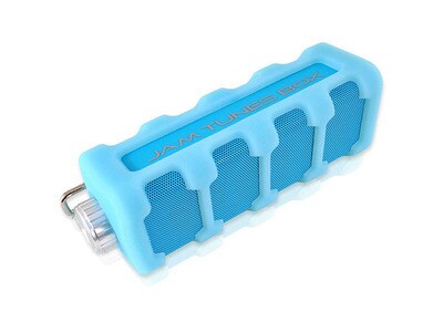 Haut-parleur Bluetooth portatif à l’épreuve de l’eau Jam Tunes Box de Pyle – bleu