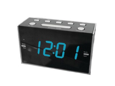 SYLVANIA CE SCR1053 Alarm Clock Radio with Jumbo LED Digits