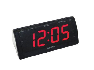 SYLVANIA SCR1206 Alarm Clock Radio with Jumbo Digits