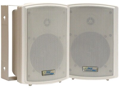 Pyle 5.25" Indoor/Outdoor Waterproof Wall Mount Speakers (Pair)