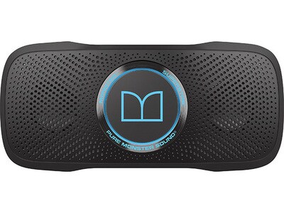 Haut-parleur Bluetooth® à rendement élevé SuperStar™ Backfloat de Monster® – noir et bleu néon