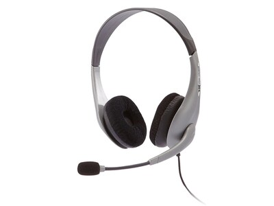 Cyber Acoustics AC-404 Stereo Headset with Mic and Y-Adapter