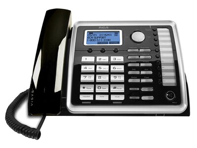 Téléphone à fil avec extension jusqu'à 2 lignes TC25260 de RCA
