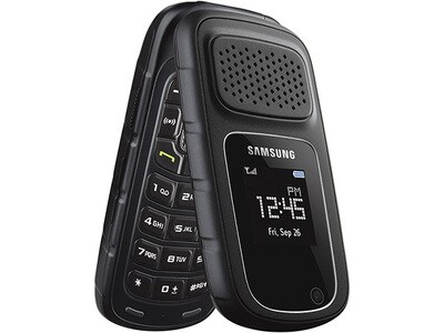 Samsung Rugby 4 Flip Phone - Black