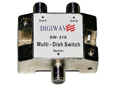 Commutateur multiple pour récepteurs satellite SW21X de Digiwave