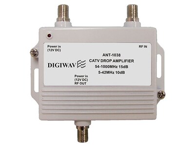 Amplificateur CATV avec adaptateur d'alimentation ANT1038 de Digiwave