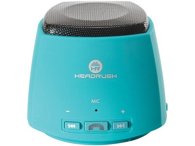 Haut-parleur Bluetooth® portatif boom de HeadRush - turquoise