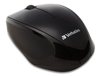 Verbatim Wireless Multi-Trac Blue LED Optical Mouse - Black