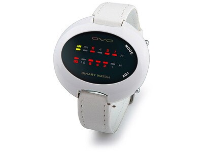 Ultmost WA-142A Binary Watch- White Oval