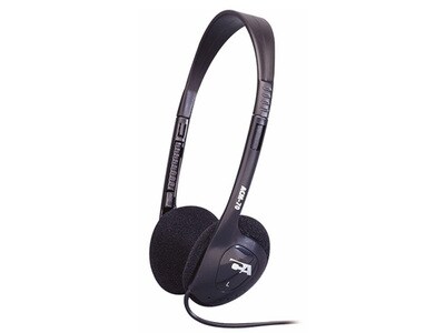 Cyber Acoustics On-Ear Stereo Headphones - Black