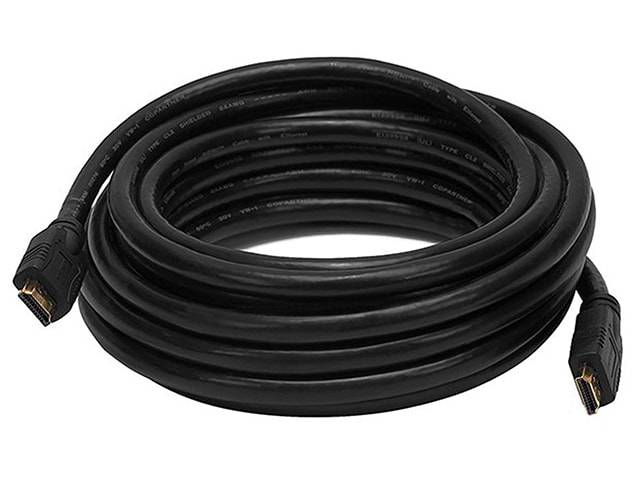 Câble HDMI mâle à mâle de 9,1 m (30 pi) d'Electronic Master - noir