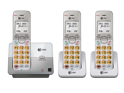 Système téléphonique à 3 combinés EL51303 AT&T avec afficheur/appel en attente