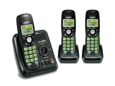 Système de répondeur téléphonique sans fil DECT 6.0 CS6124-31 Vtech - 3 combinés
