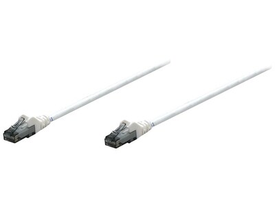 Câble réseau de raccordement non blindé (UTP) CAT6 Intellinet de 7,5 m (25 pi) - blanc
