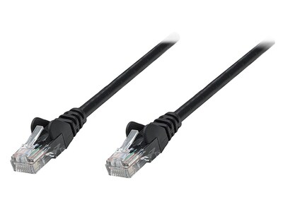 Câble de raccordement sans coupure non blindé (UTP) CAT5e Intellinet de 1 m (3 pi) – noir