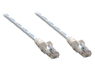Câble de raccordement UTP CAT5e de 0,5 m (1,5 pi) 345088 d'Intellinet- Blanc