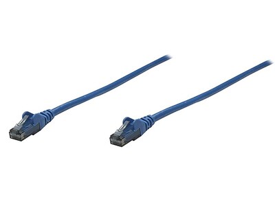 Câble de raccordement UTP CAT6 de 0,5 m (1,5 pi) 342568 d'Intellinet - Bleu