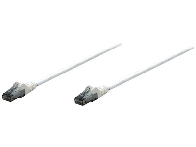 Câble réseau de raccordement UTP CAT6 de 3 m (10 pi) d'Intellinet - Blanc