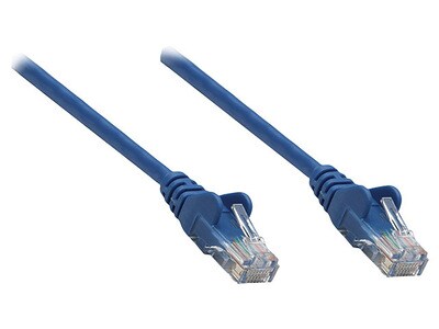 Intellinet 30m (100') CAT5e UTP Patch Network Cable - Blue