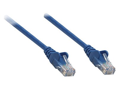 Intellinet 5m (14’) CAT5e UTP Patch Network Cable - Bleu