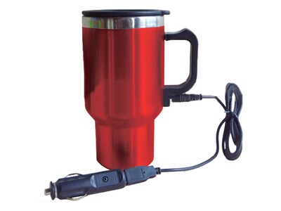 Koolatron 12V/USB Heated Travel Mug - Red